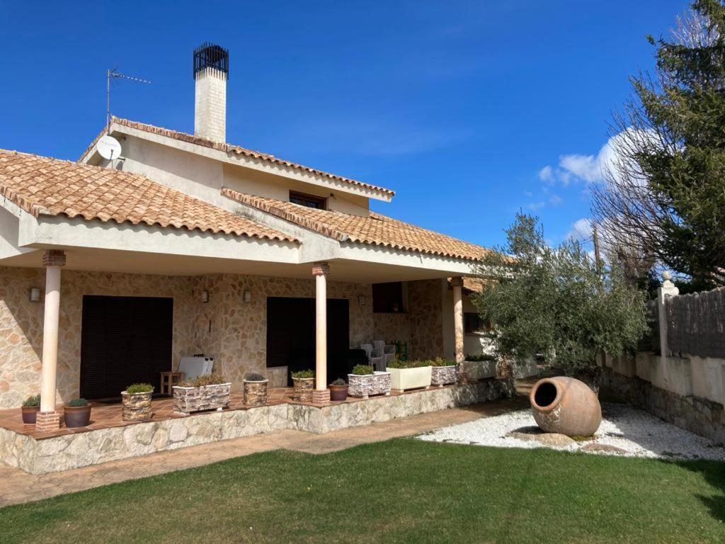 Casa El Descanso Ortigosa Del Monte Bagian luar foto